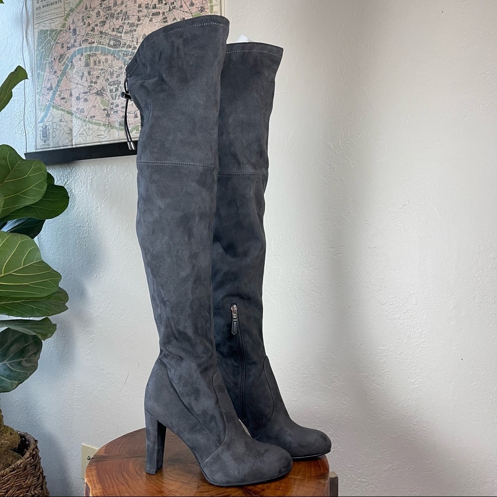 Sam Edelman Kent OTK faux suede boots.